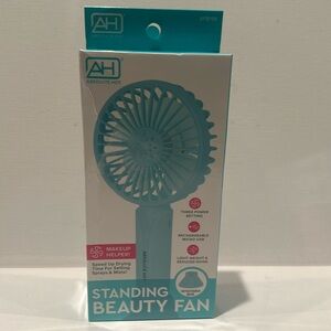 Absolute Hot Standing Beauty Fan with three settings, rechargeable USB.